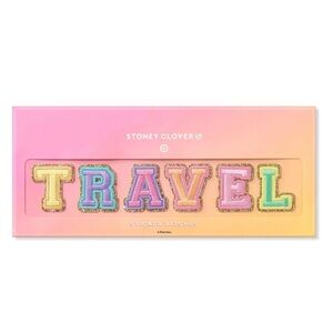 New Stoney Clover Lane Target Varsity Letter Stick On Patch “TRAVEL” T R A V E L